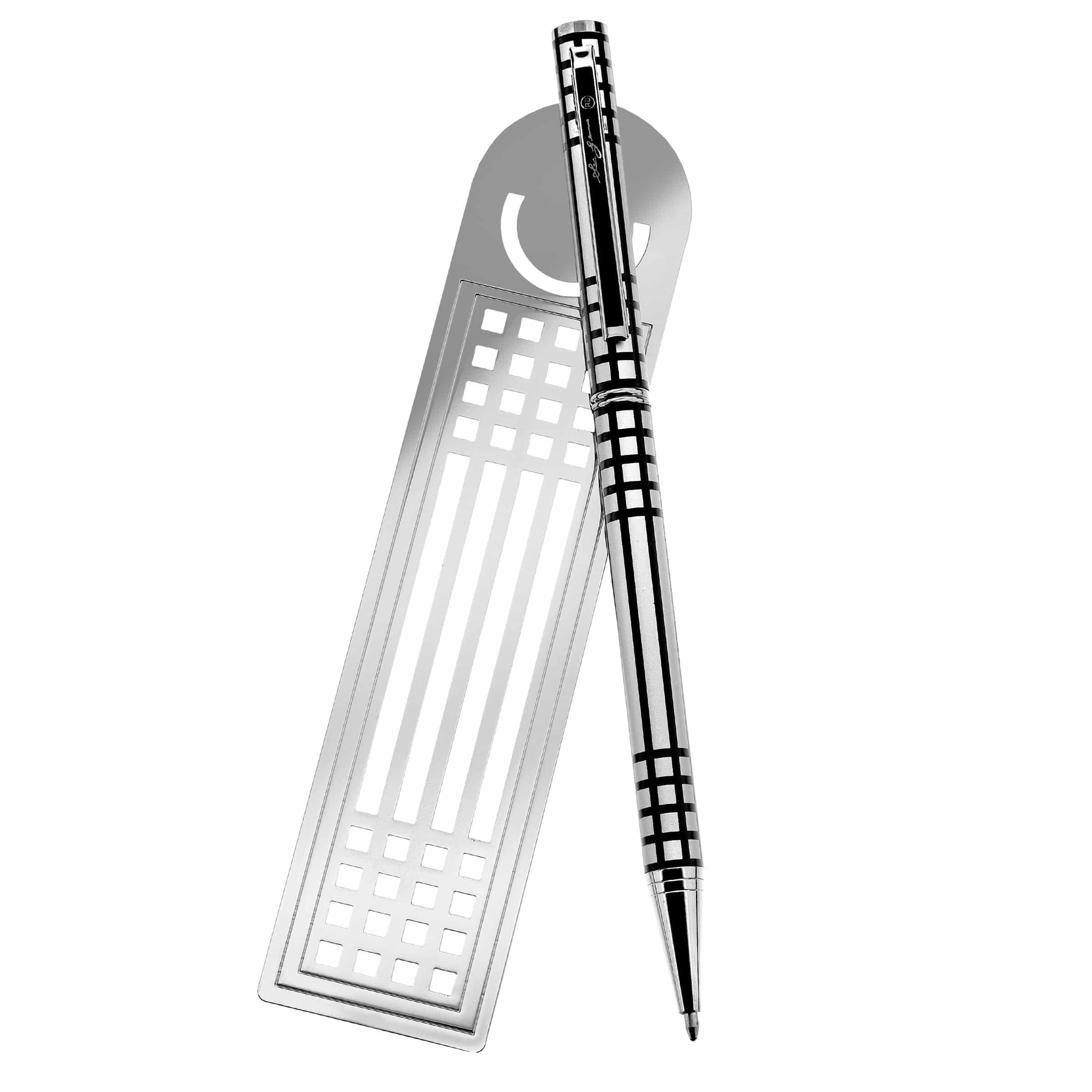 Pen and Bookmark Set, Mackintosh Open Lattice Design The Perfect